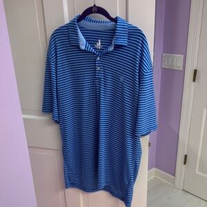 Johnnie O Blue Striped Men's Shirt